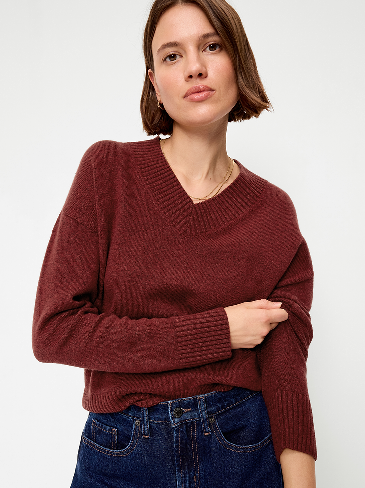 Image number 3 showing, SoSoft V-Neck Sweater