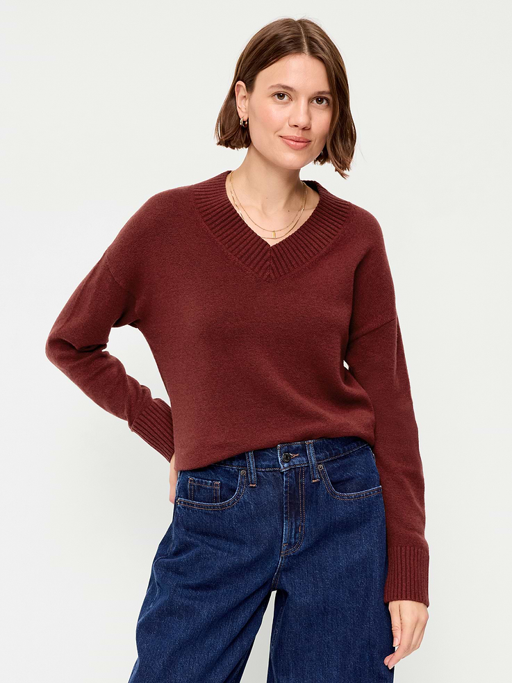 Image number 1 showing, SoSoft V-Neck Sweater