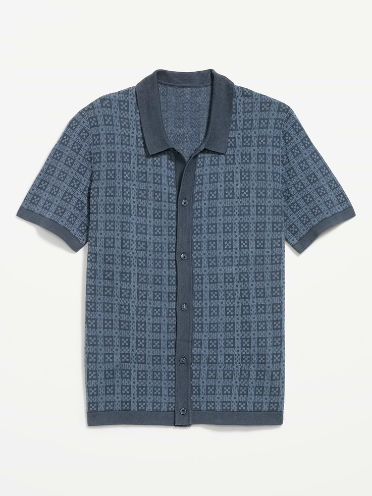 Image number 4 showing, Short-Sleeve Sweater Shirt