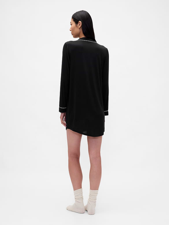 SoftMade Modal PJ Shirtdress