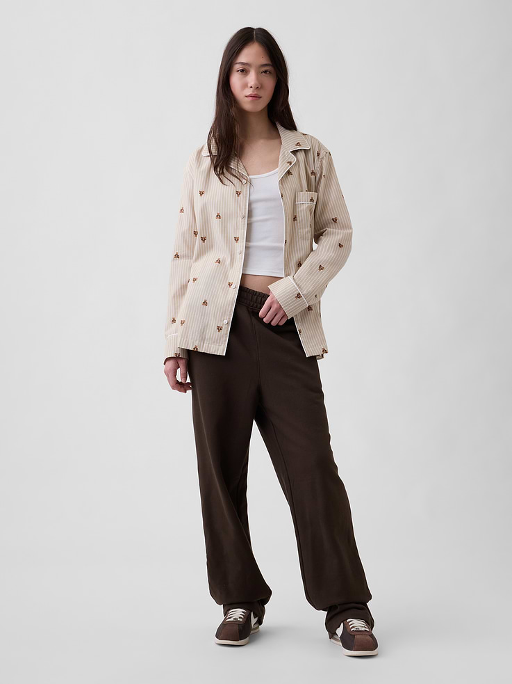 Image number 4 showing, Poplin PJ Shirt