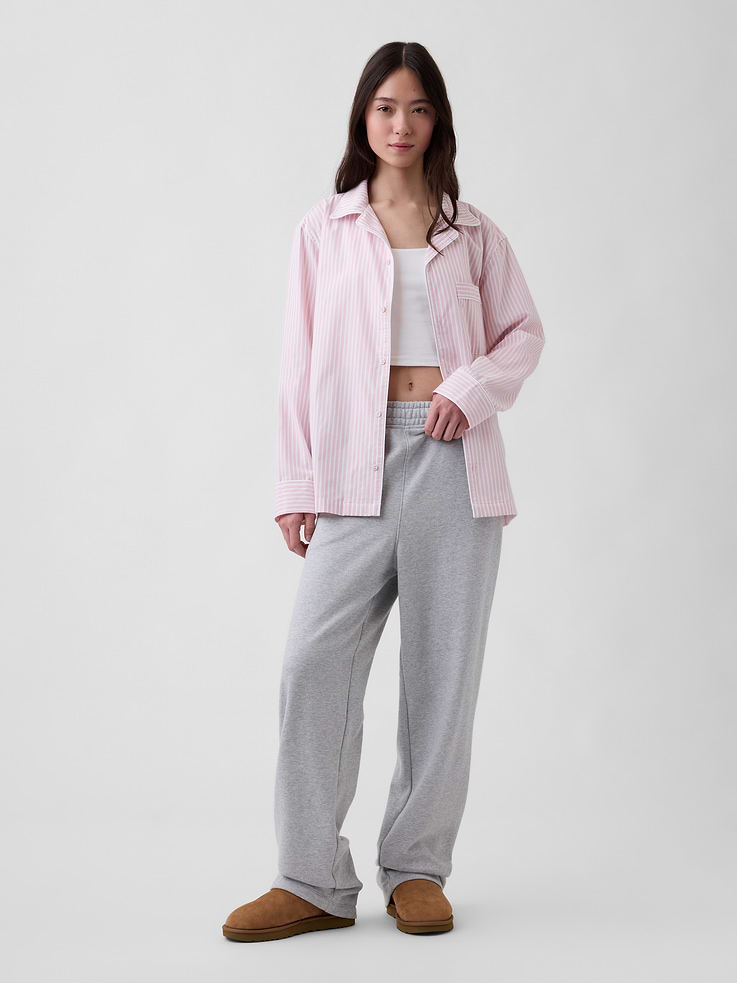 Image number 4 showing, Poplin PJ Shirt