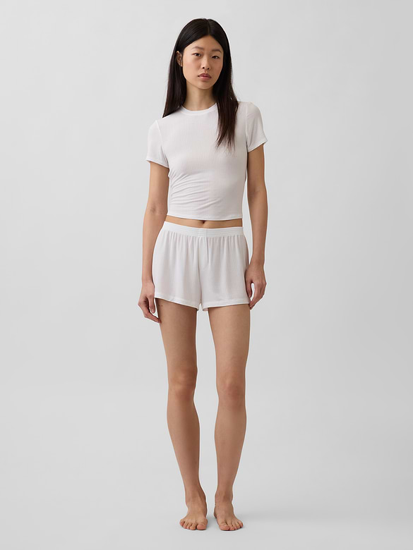 SoftMade Modal Rib PJ T-Shirt