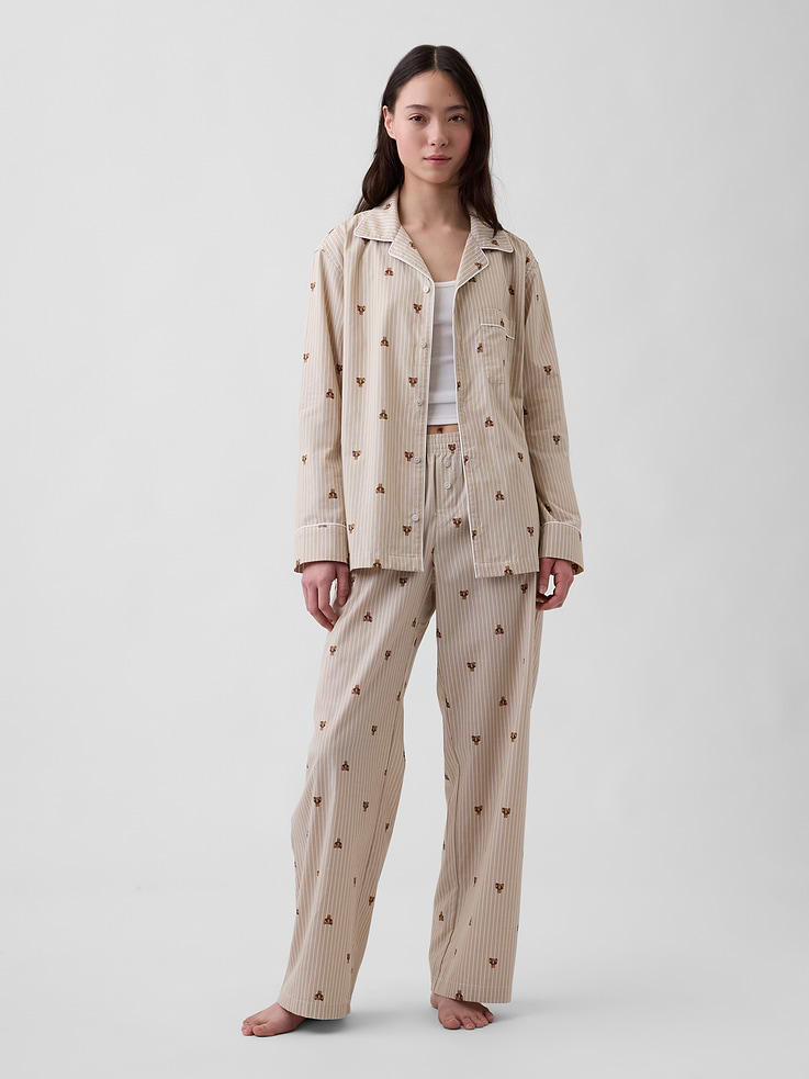 Image number 2 showing, Poplin PJ Shirt