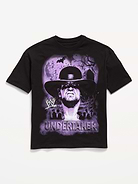 L'image numéro 1 présente T-shirt surdimensionné à imprimé The Undertaker de la WWE® unisexe pour enfant