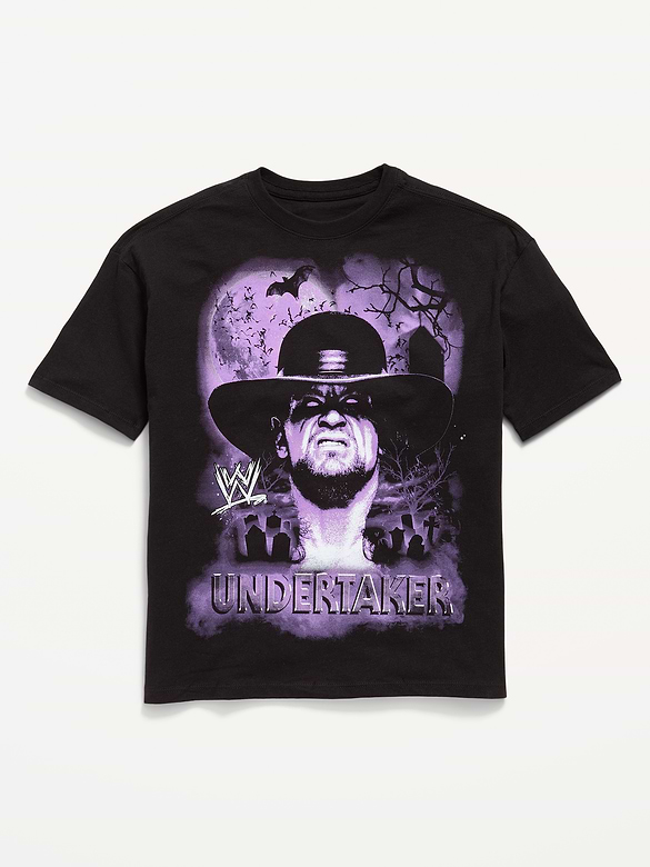 WWE® The Undertaker Gender-Neutral Oversized Graphic T-Shirt for Kids