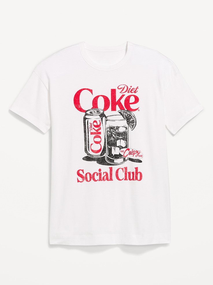 L'image numéro 5 présente T-shirt long surdimensionné Coca Cola®