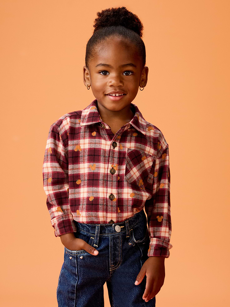 Image 2 of 5, Old Navy x Disney Mickey Mouse Flannel Unisex Shirt for Toddler