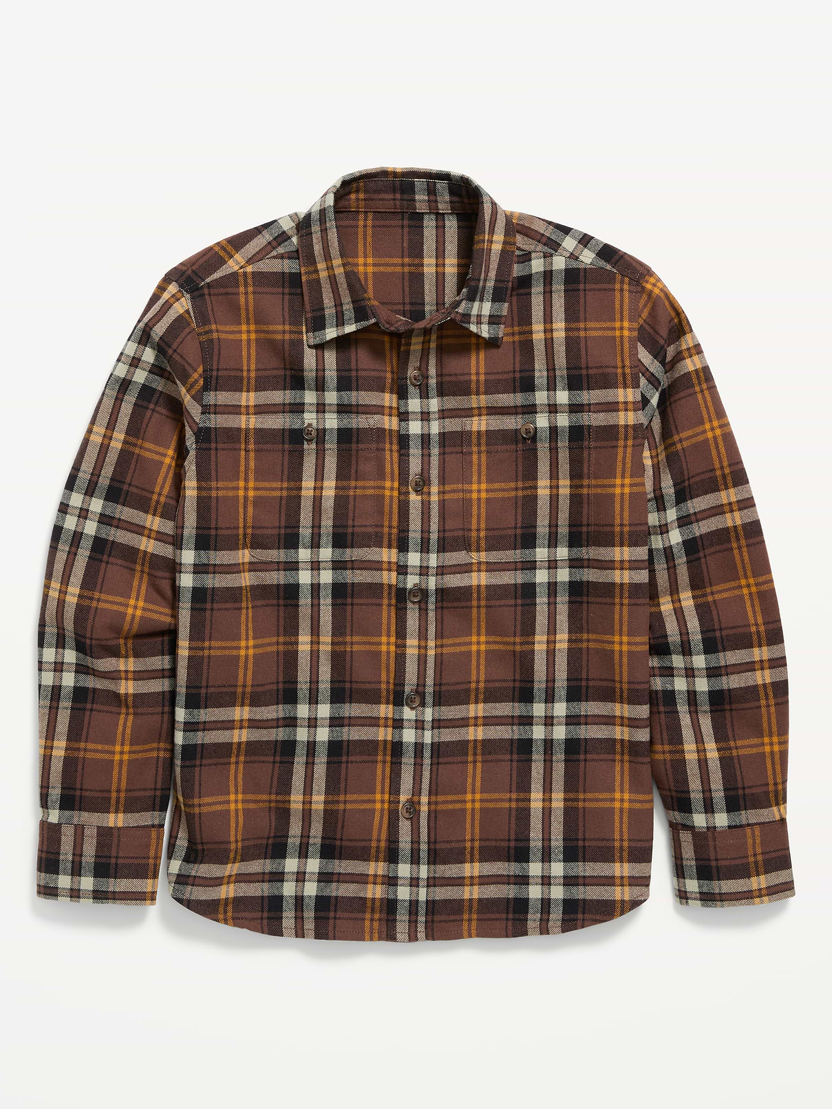 Image number 1 showing, Long-Sleeve Flannel Shirt for Boys