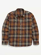 Image number 1 showing, Long-Sleeve Flannel Shirt for Boys