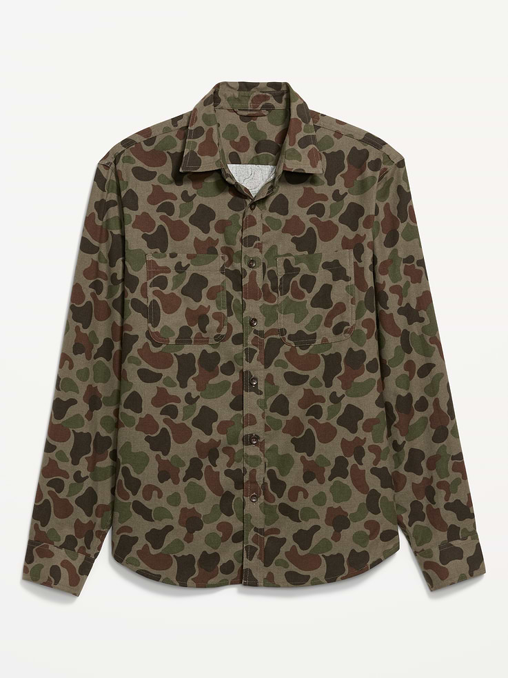Image number 4 showing, Relaxed Long-Sleeve Flannel Pocket Shirt