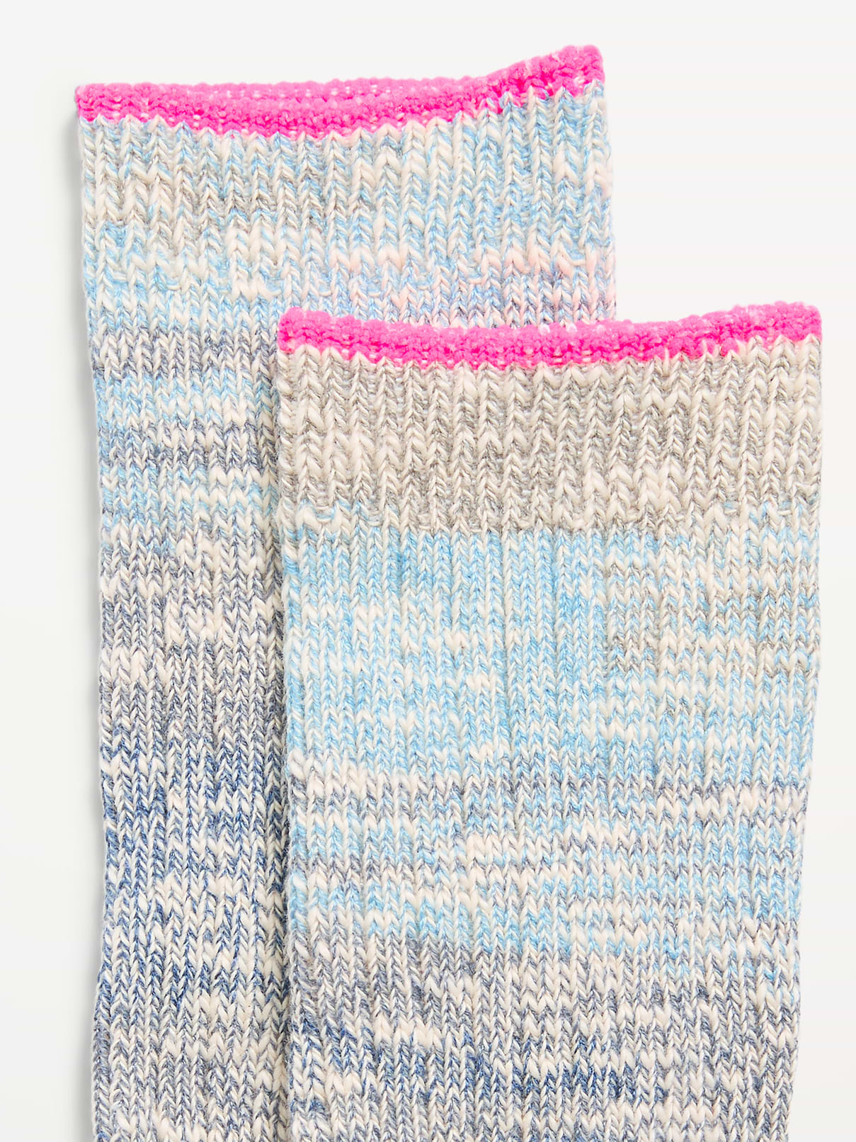 Image number 2 showing, Slouchy Textured Crew Socks for Women