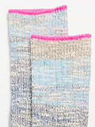 Image number 2 showing, Slouchy Textured Crew Socks for Women