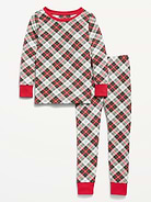 Image number 1 showing, SoftMode Printed Unisex Snug-Fit Pajama Set for Toddler & Baby