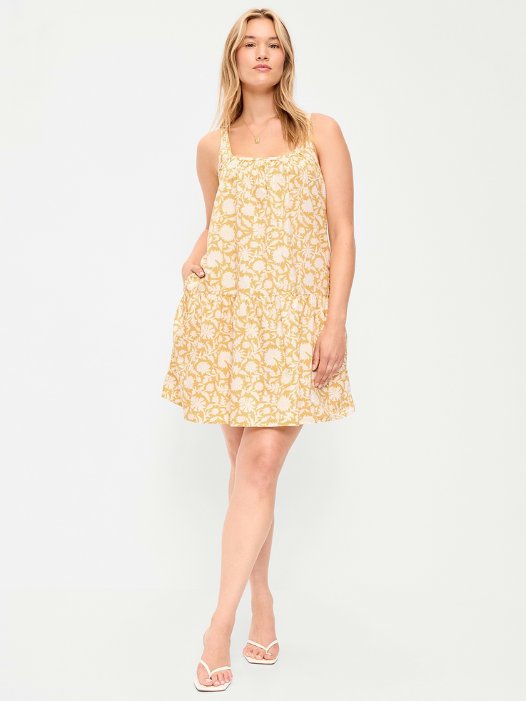 Image number 7 showing, Sleeveless Scoop-Neck Mini Swing Dress
