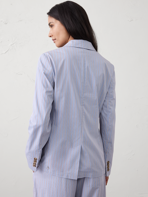 Poplin Blazer