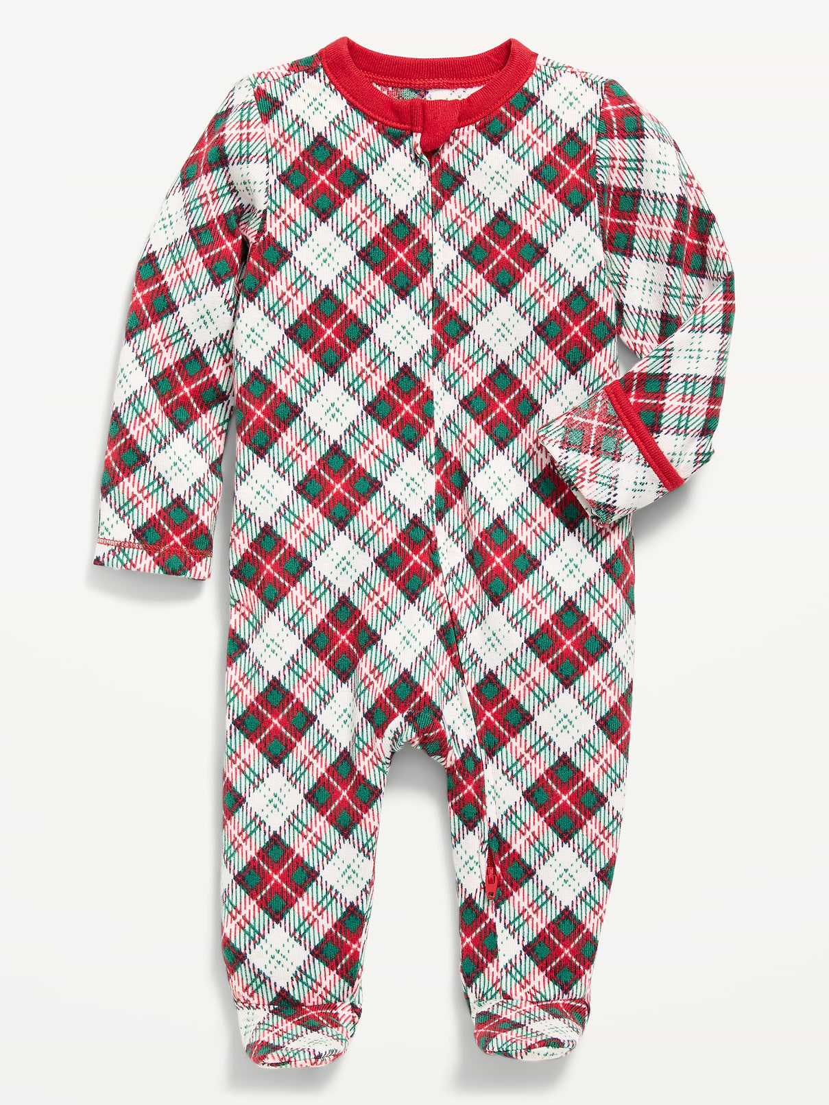 Image number 1 showing, SoftMode 2-Way-Zip Sleep & Play Footed One-Piece for Baby