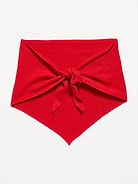 Image number 1 showing, Oversized Rib-Knit Triangle Scarf