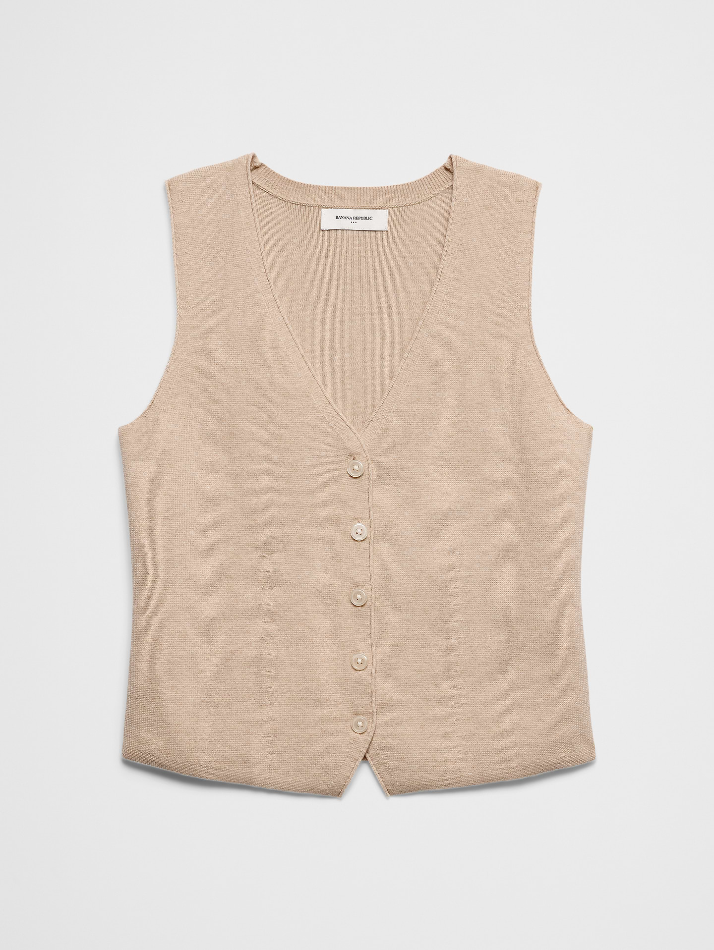 Image number 4 showing, V-Neck Button Sweater Vest