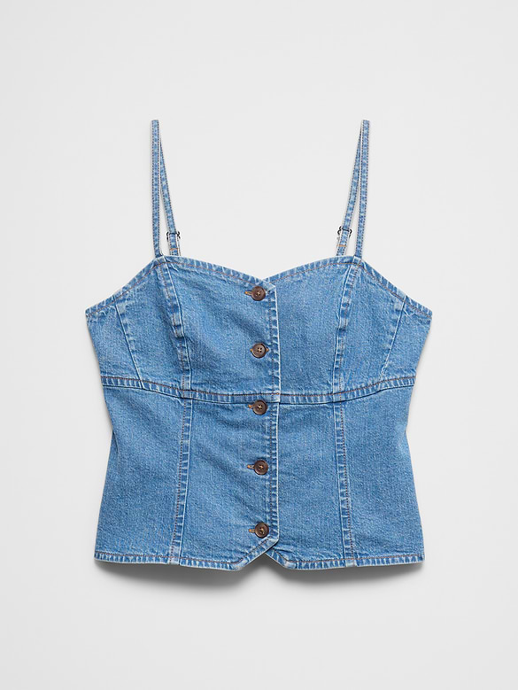 Denim Corset