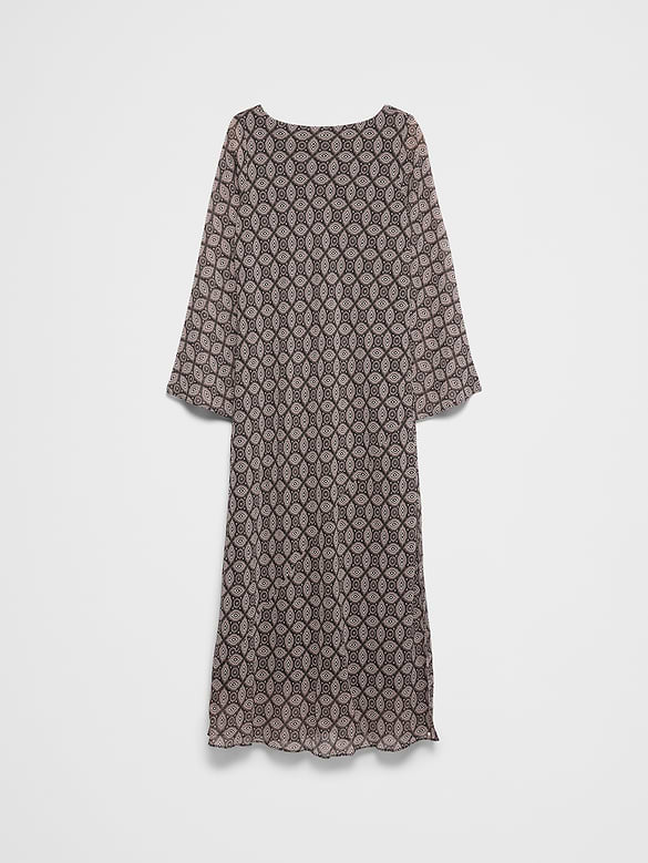Boatneck Maxi Dress
