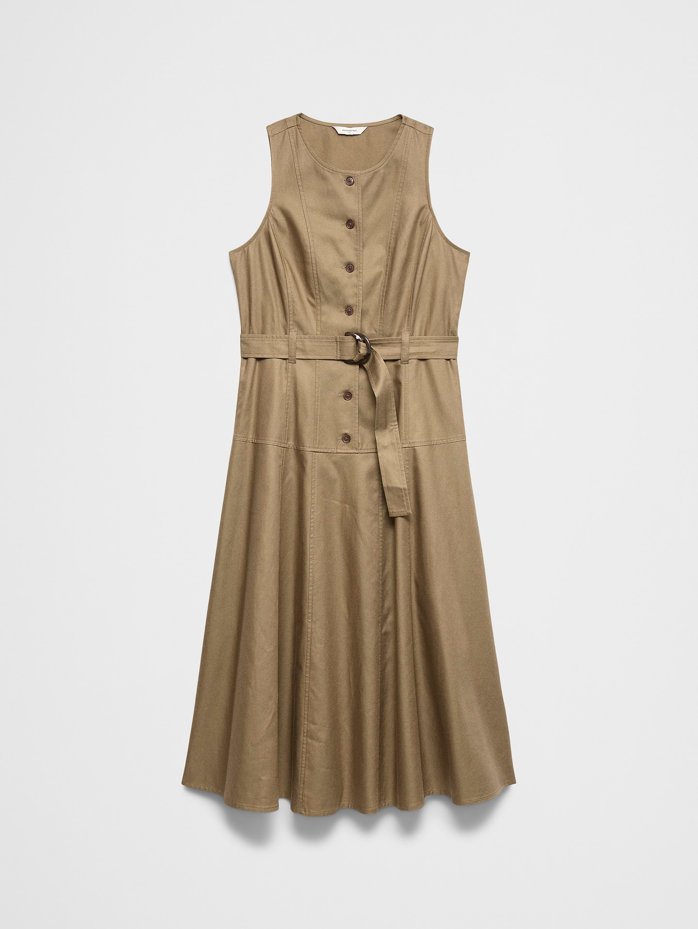 Image number 4 showing, Painters Twill Midi Dress