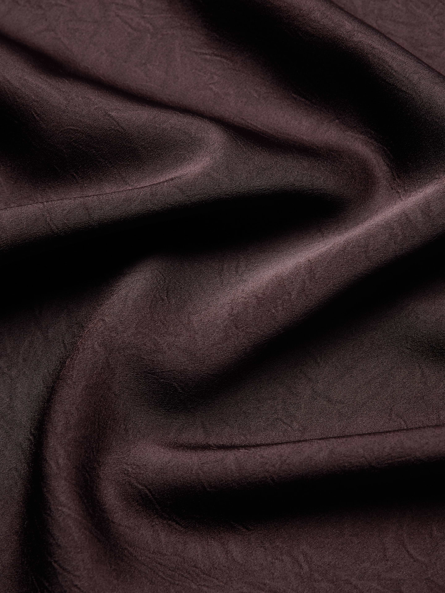 Image number 5 showing, Crushed Satin Midi Slip Skirt