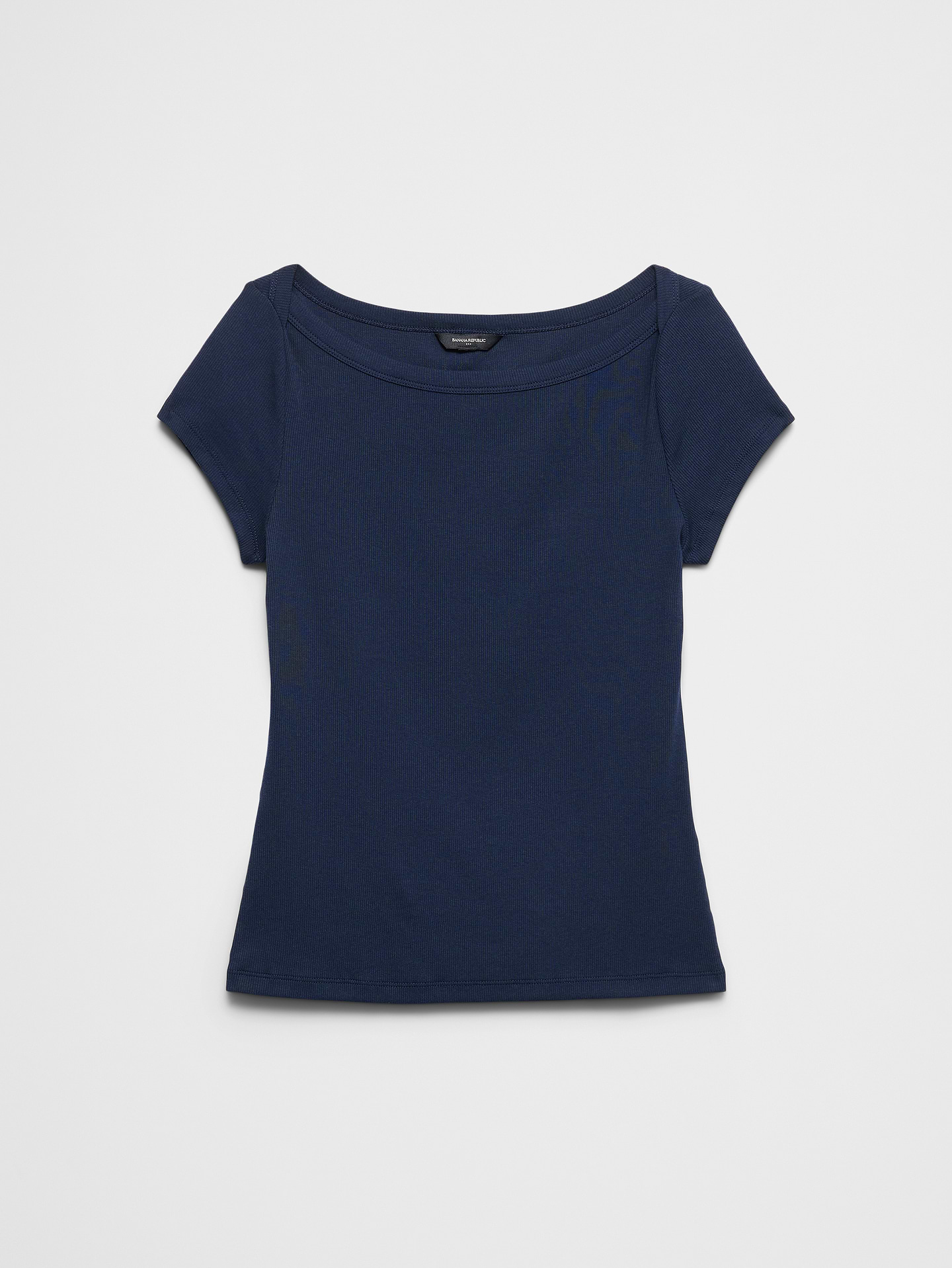 Image number 4 showing, Ribbed Boatneck Top