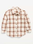 Image number 1 showing, Long-Sleeve Plaid Flannel Shirt for Toddler Boys