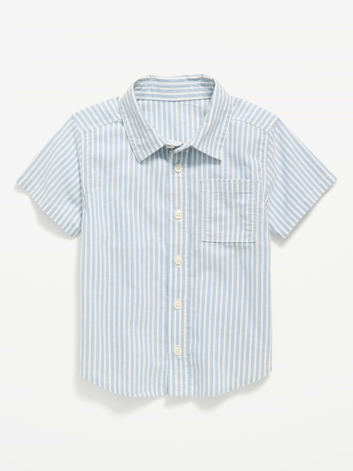 Image number 1 showing, Short-Sleeve Oxford Shirt for Toddler Boys