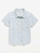 Image number 1 showing, Short-Sleeve Oxford Shirt for Toddler Boys