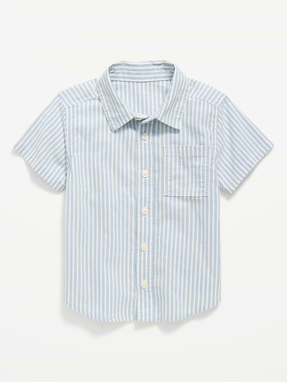 Short-Sleeve Oxford Shirt for Toddler Boys