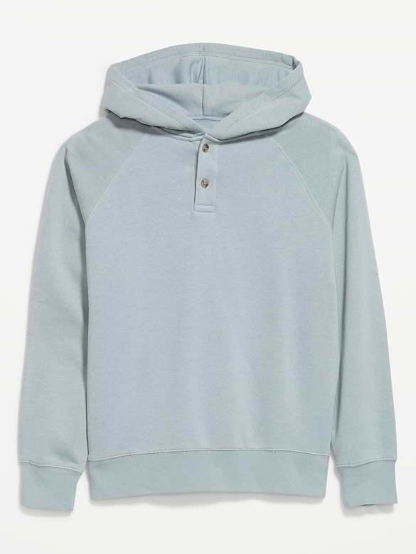 Henley Pullover Hoodie