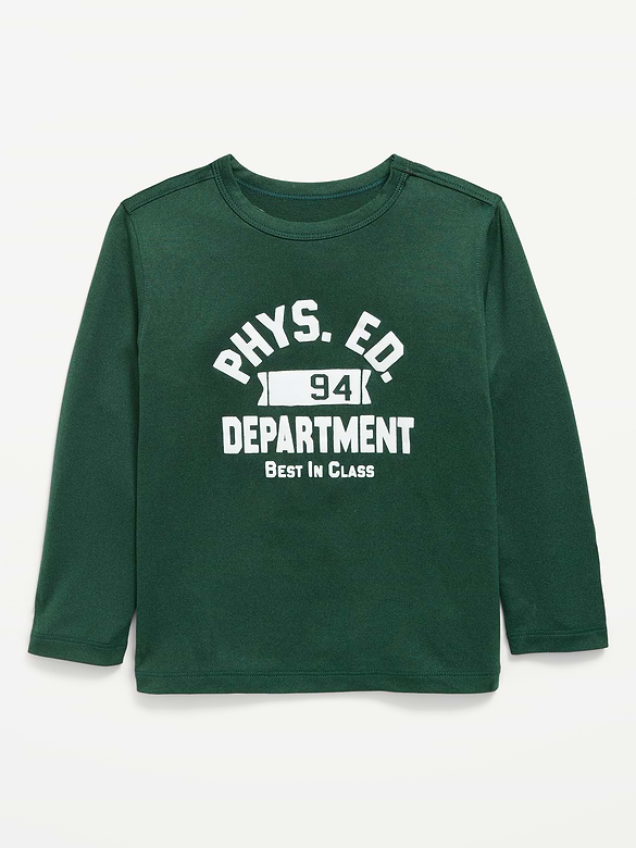 CloudMotion Long-Sleeve Graphic T-Shirt for Toddler Boys