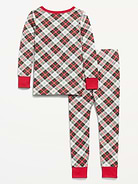 Image number 2 showing, SoftMode Printed Unisex Snug-Fit Pajama Set for Toddler & Baby