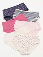 Image number 1 showing, Bikini Underwear 6-Pack for Toddler Girls
