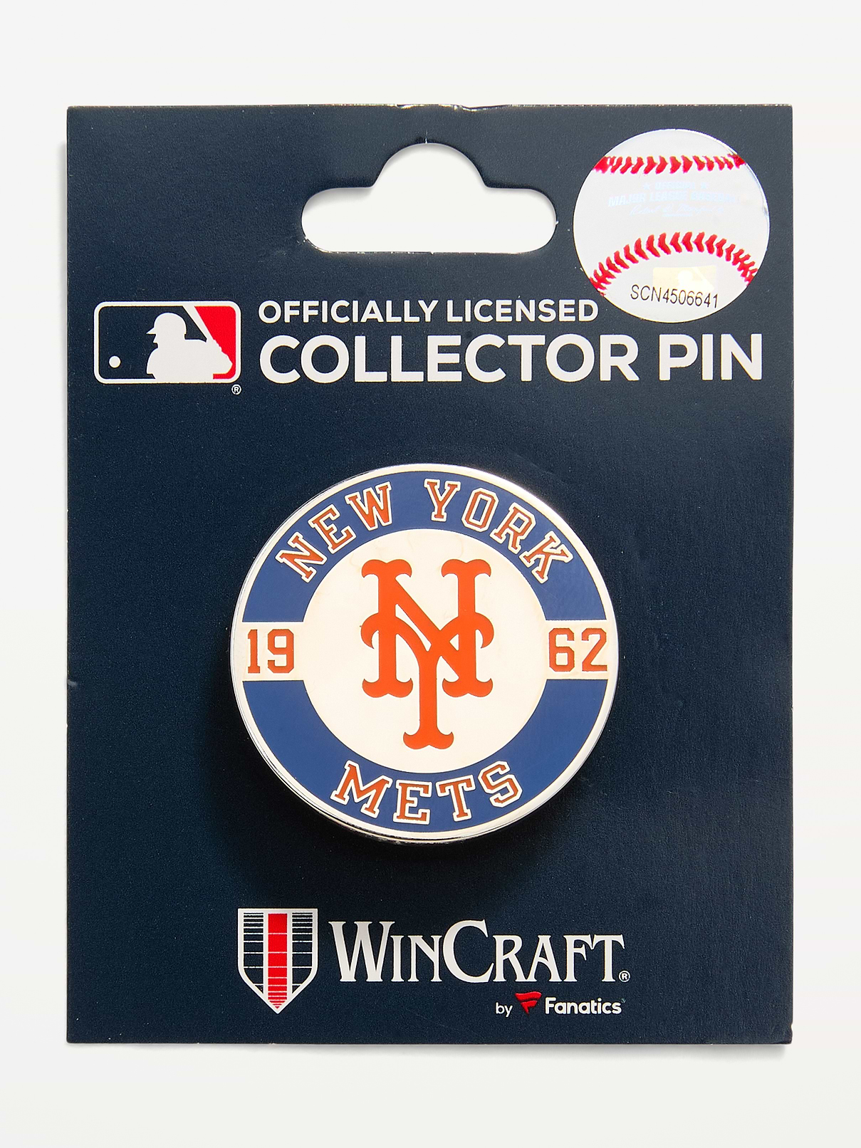 Image 1 of 1, team name on each tin button, butterfly clasp pin back for a secure seal, cloisonné decoration with beautiful detail, Product #916176