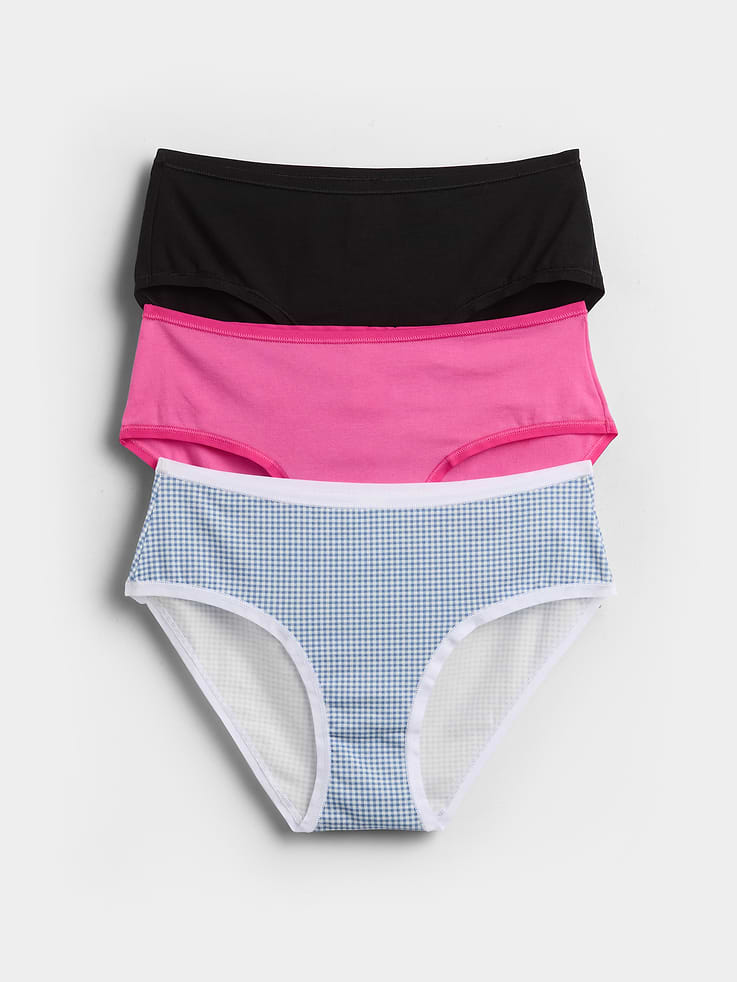 Image number 1 showing, Organic Stretch Cotton Hipster (3-Pack)