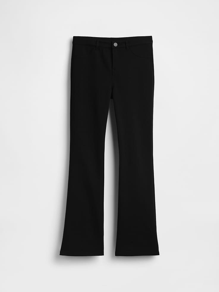 Image number 2 showing, Kids Uniform Ponte Flare Pants