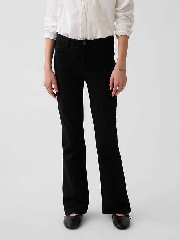 Kids Uniform Ponte Flare Pants