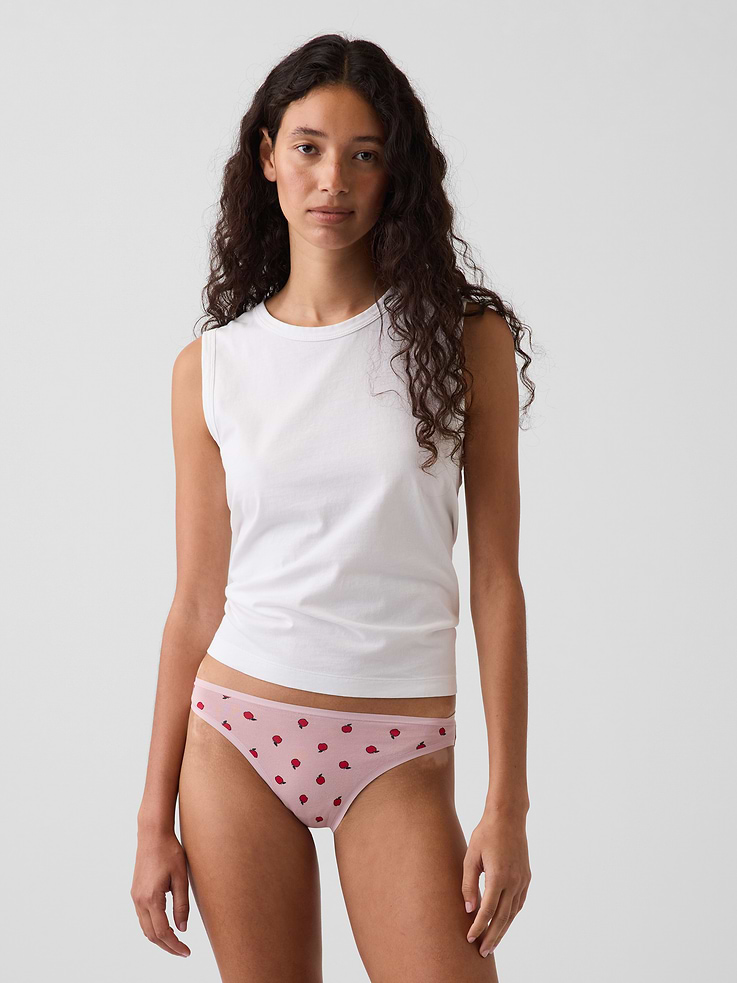 Image number 1 showing, SoftMade Organic Stretch Cotton Bikini