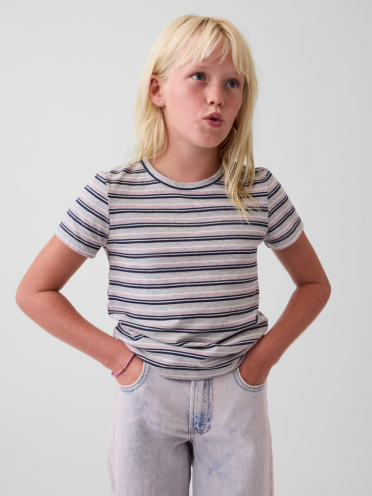 Image number 1 showing, Kids VintageSoft Stripe T-Shirt