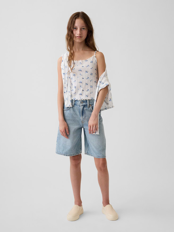 Image number 4 showing, Kids Pointelle Rib Cami