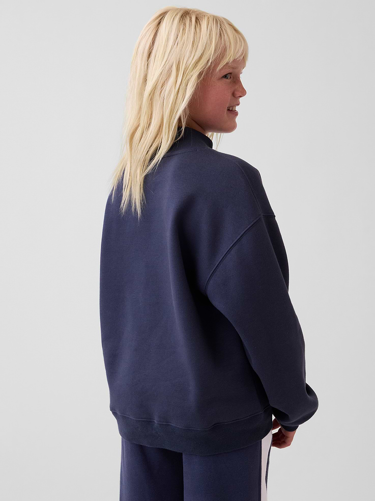 Image number 3 showing, Kids VintageSoft Oversized Mockneck Logo Sweatshirt