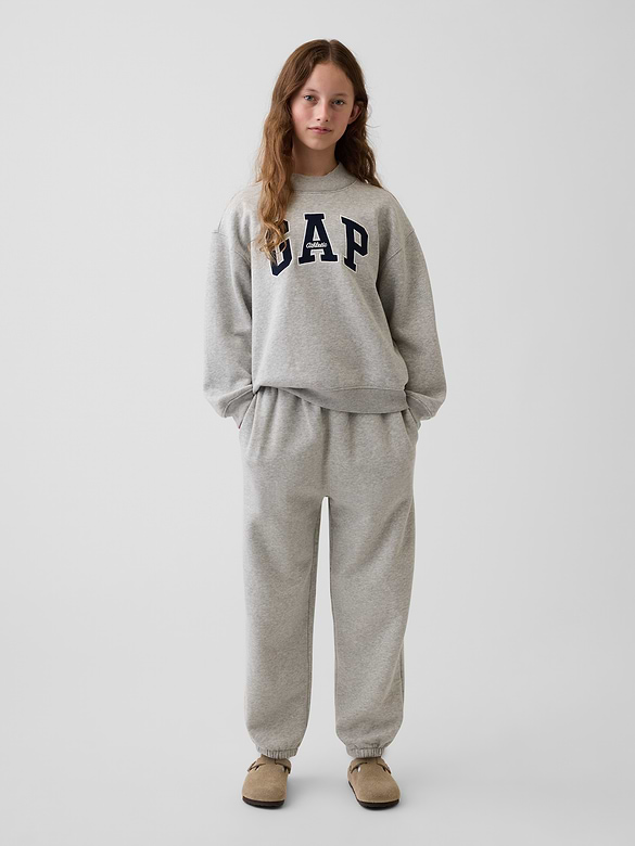 Kids VintageSoft Oversized Mockneck Logo Sweatshirt