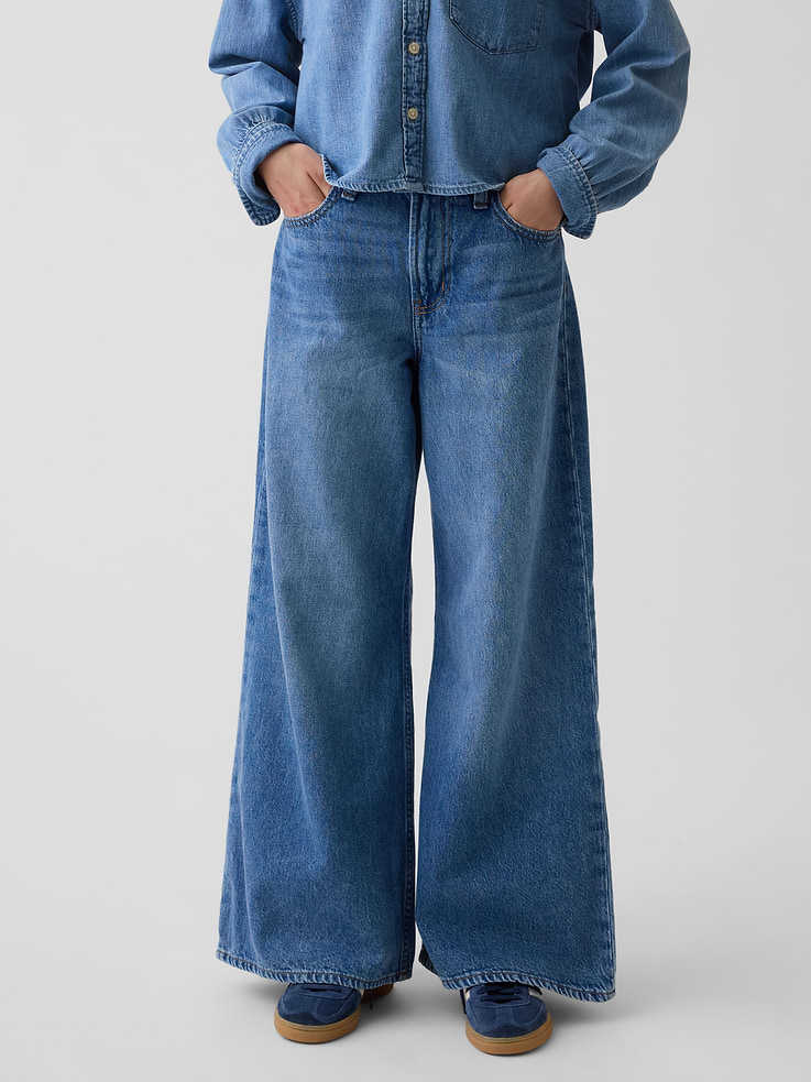Image number 3 showing, Kids Low Rise Baggy Jeans