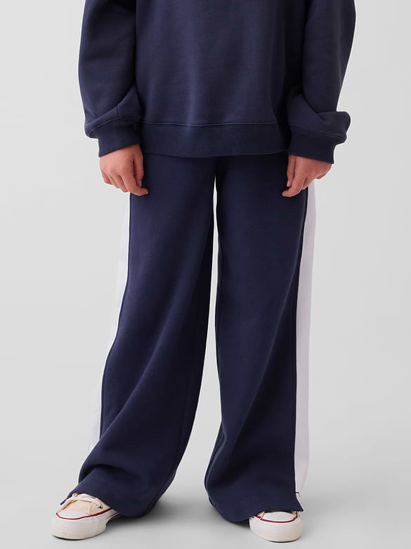 Pantalon ballon en coton ouaté VintageDoux de style universitaire pour Enfant