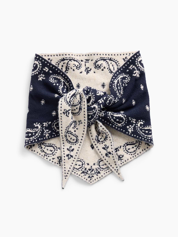 CashSoft Bandana Triangle Scarf