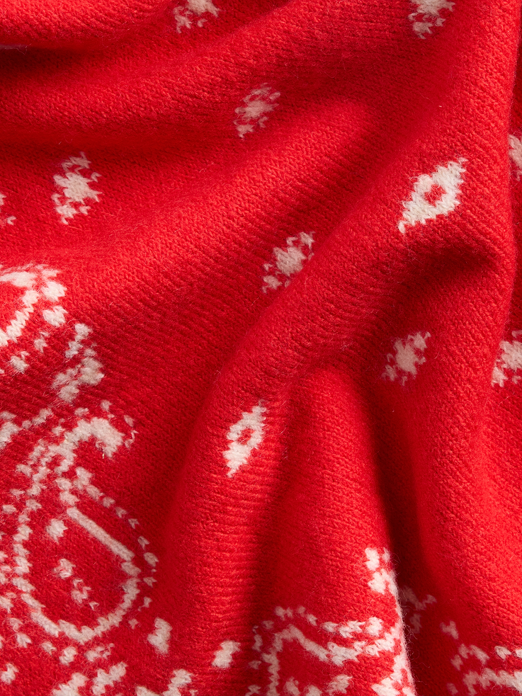 Image 2 of 3, CashSoft Triangle Bandana Scarf