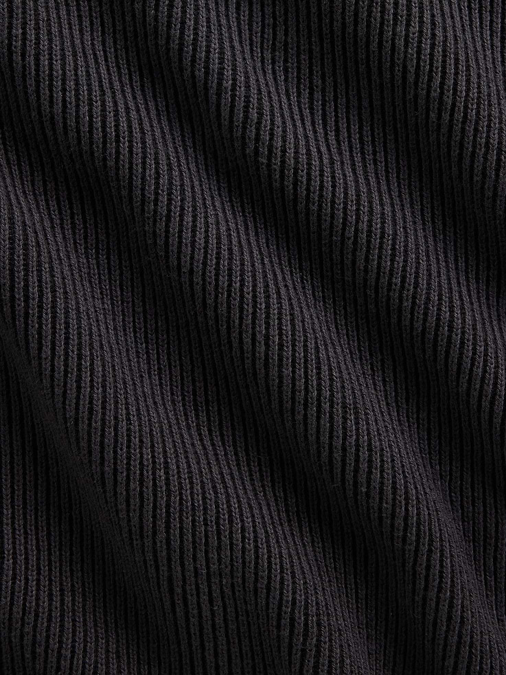 Image 4 of 5, Relaxed Fisherman Stitch Crewneck Sweater